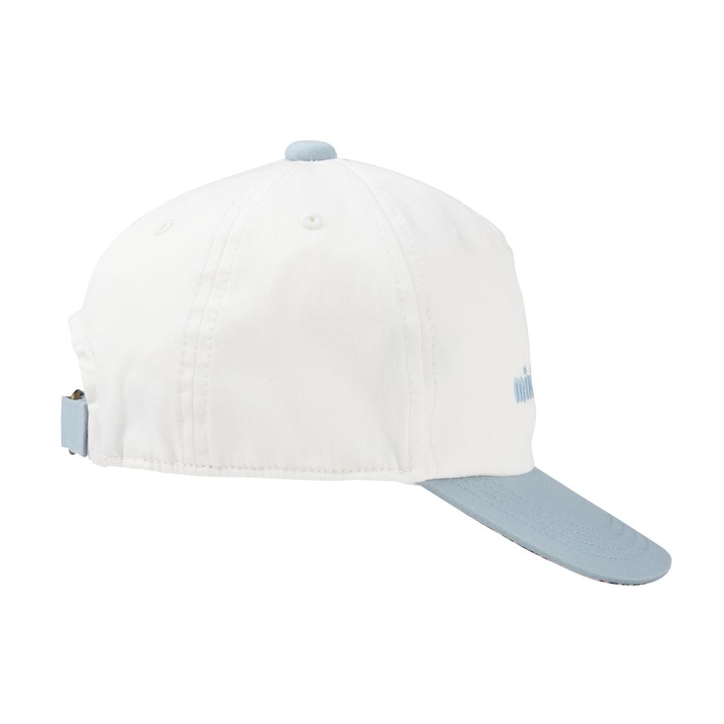 [Miki House] Casquette Chapeau Protection UV Logo Uni Carreaux Garçons Filles Bébé Enfants Vêtements pour Enfants 10-9124-681 LL (54-56cm) blanc