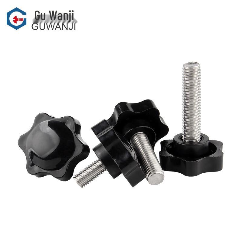 GUWANJI 304 Stainless Steel Six-Lobe Knurled Knob Screw