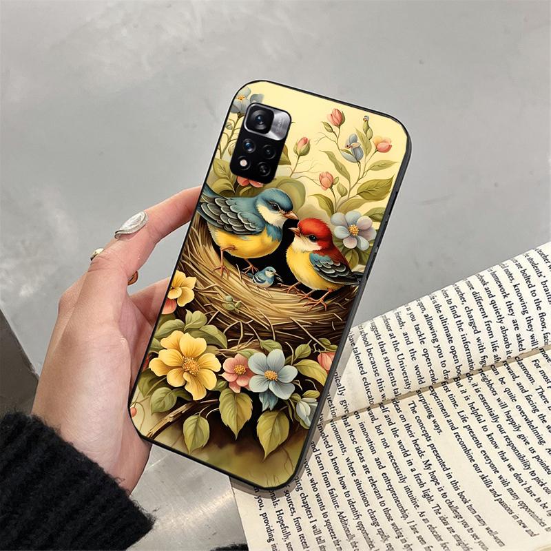 Birds Phone Case For Xiaomi Redmi Note 13 12 Pro 11S 11 10 Pro 10S 12S Redmi 10 13C 9C