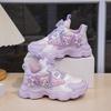 Kuromi Girls' Rotating Buckle Sport Shoes - Breathable & Stylish Soft Sole for Spring & Autumn 2025