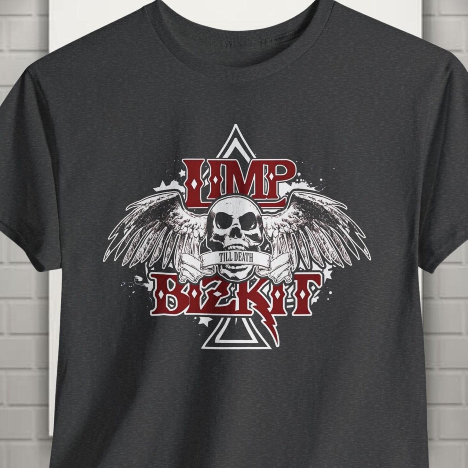 Limp Bizkit T shirt – Unisex Nu Metal Graphic Tee for Men & Women 2026 tour XL