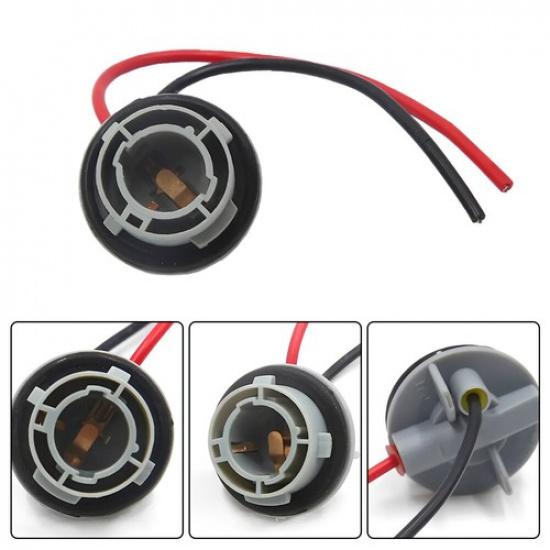 Universal Pigtail Wire Socket Female S 1156 Rear Two Signal Harness Turn For