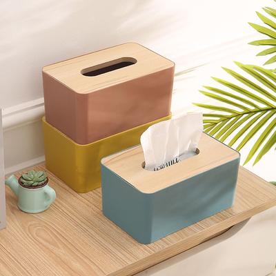 Bathroom Accessories Desktop Tissue Holder Table Decoration Tissue Boxes Paper Storage Case