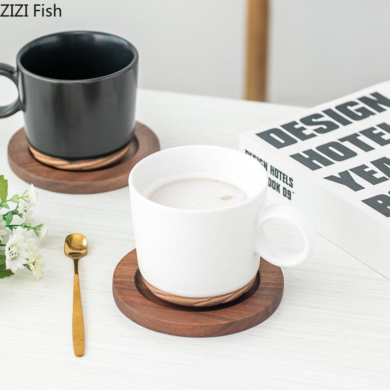 Cana de Cafea Simplă Creativă pentru Mic Dejun, pentru Ovăz, Lapte, Cana de Apă pentru Birou, Cană Ceramică Nordică pentru Acasă, Set de Băuturi, Cadou de Sărbători