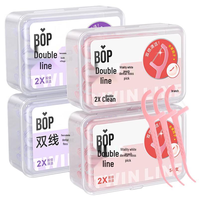 Bop Dual-Line Dental Floss Sticks Set