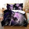 3D Digitaldruck Modedesign Astronaut Bettwäscheset, Queen Size Bettbezugsets