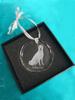 Shiba Inu, Japanese Small Size Dog - crystal bauble with a photo, dog photo in crystal, personalized Christmas tree ornament by Art-Dog brand