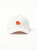 Cap with Chenille Embroidery and ONE 43410133443 [BEAMS HEART] B-HEART Logo, Women's, OATMEAL, SIZE,