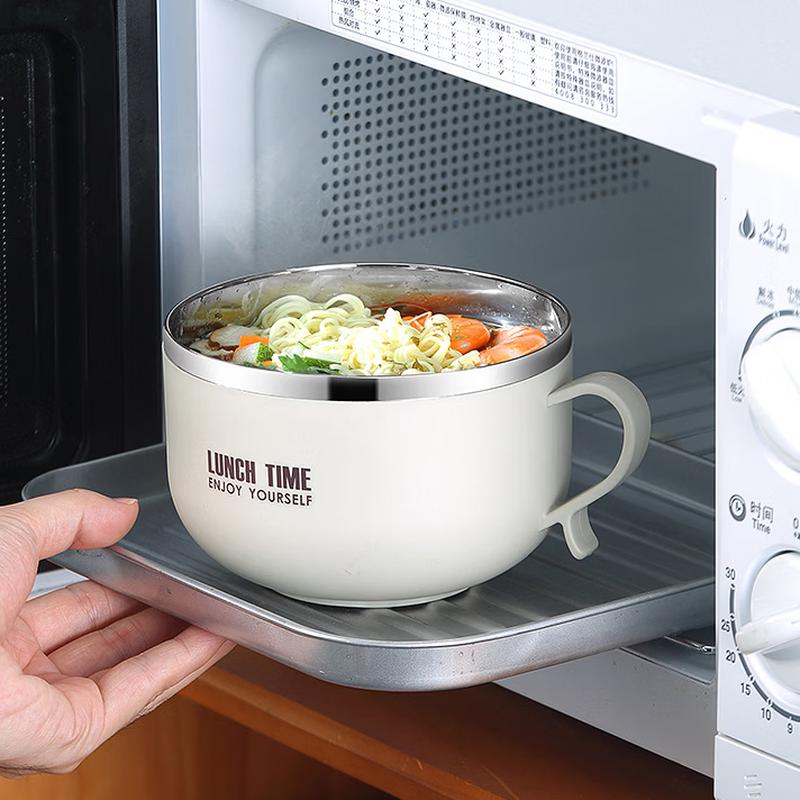 Portable 304 Stainless Steel Instant Noodle Bowl