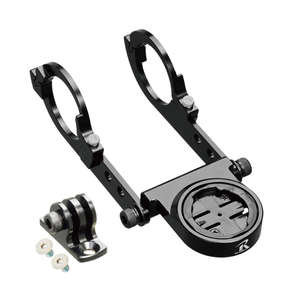 Type 19 Bike Mount for Garmin and Shimano Sports Cameras Compatible with Handlebars REC-Mount Out-Front Edge, GoPro, (19-GM+GP) - 31.8mm (Standard