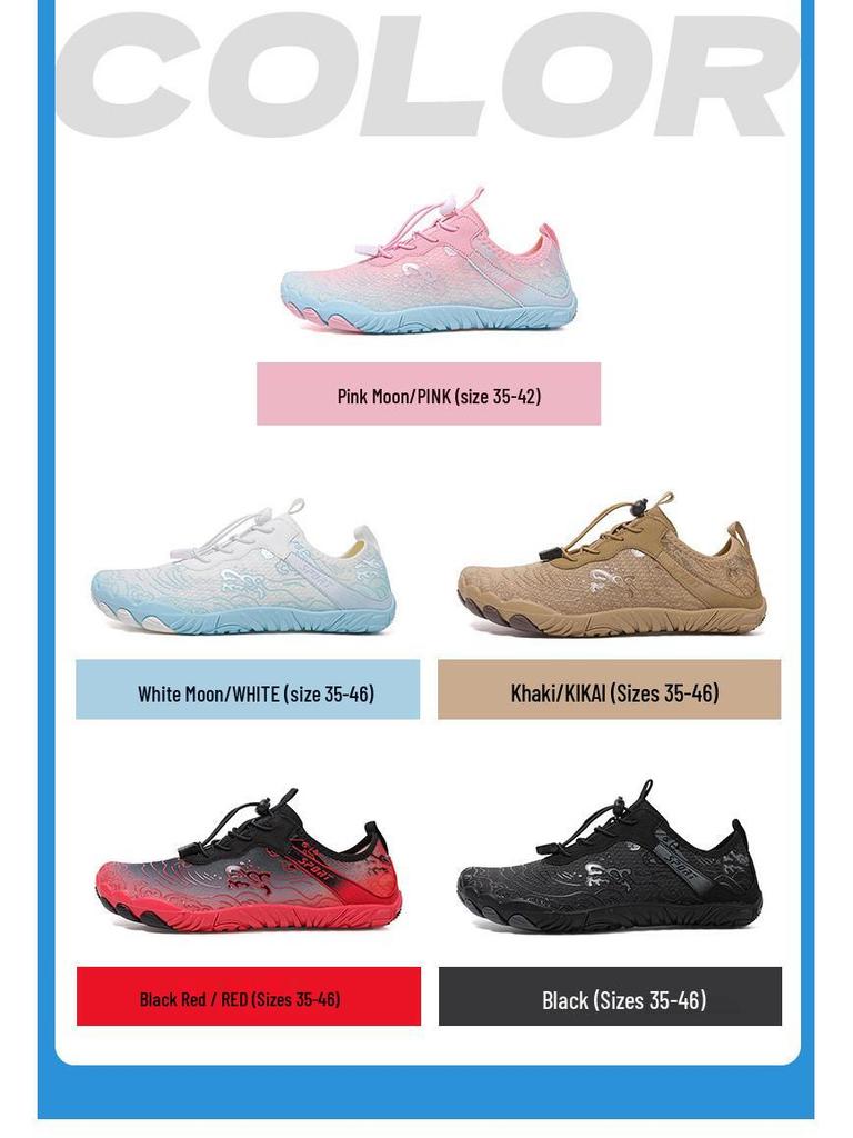 Unisex Quick-Dry Non-Slip Wading Shoes for Beach, Swimming, Running, Climbing, and Indoor Fitness