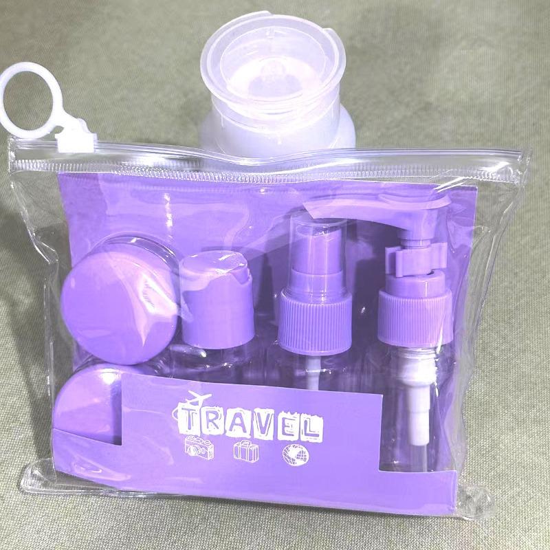6piece Set Travel Bottles Leak Proof Portable Toiletry Containers Set Clear Travel Cosmetic Containers Essentials Spray Bottle