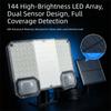 3 Mode Solar Wall Lamp Split Design Waterproof Motion Sensor Light 112/144 LED Energy Saving Outdoor Wall Lights Outside