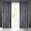 Melanie velvet curtain on a tape 140x270 cm gray