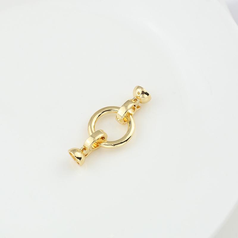 Naszyjnik i łącznik do bransoletki w kształcie owalnego brzoskwiniowego serca zachowujący kolor z podwójnym zapięciem