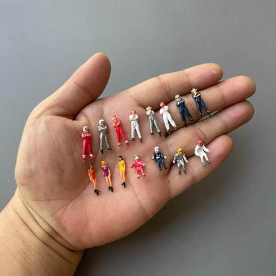 15 Pieces 1:87 Scale Miniature Figures Mini People Figurines DIY Projects Ornaments Models