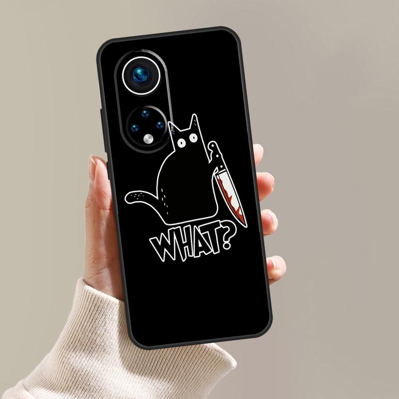 Witch Black Cat Case For Honor Magic 5 6 7 8 Pro 200 400 Lite 50 70 90 Win RT X8c X8b X9a X9b X9c X9d Cover