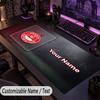 Custom Text Big Mousepad, Extended Desk Pad For Laptop Work GameAberdeen FC