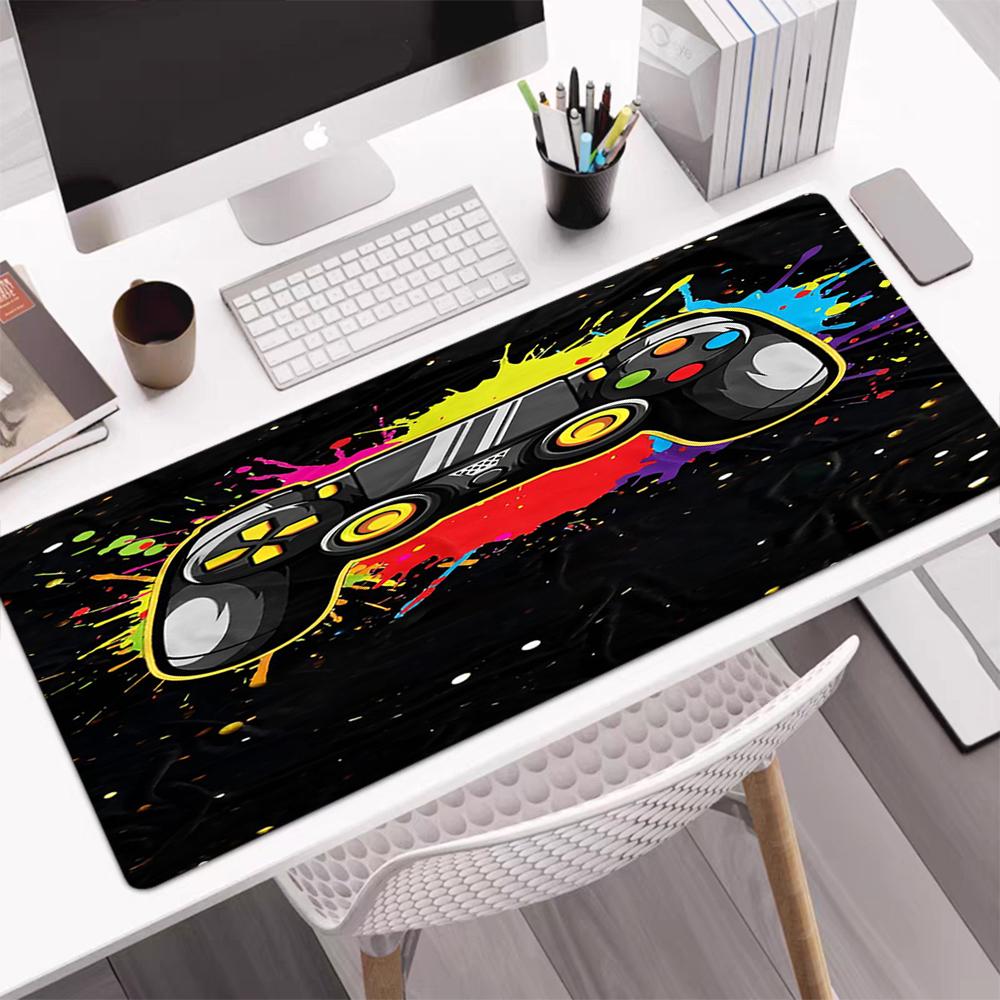 Game Controller Theme Mouse Pad, Non Slip Rubber Base, Multifunctional Office & Home Decor, Perfect for Workspace Personalization.