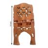 Wood Classical Youth Foldable Book Stand/Holder/Rest/Keep for Home/Work Space/Religious Places (Sheehsam, Multicolor, 15 Inches)