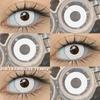 COD EYESHARE RAVEN BLACK Cosplay Contact Lenses Blood-red Halloween Eye Makeup Lens White/Black Crazy Cosplay Softlens