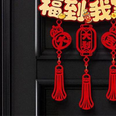 2026 Horse Year Hanging Ornament Chinese Spring Festival Decoration Traditional New Year Tassel Pendant Door Hanging Home Decor