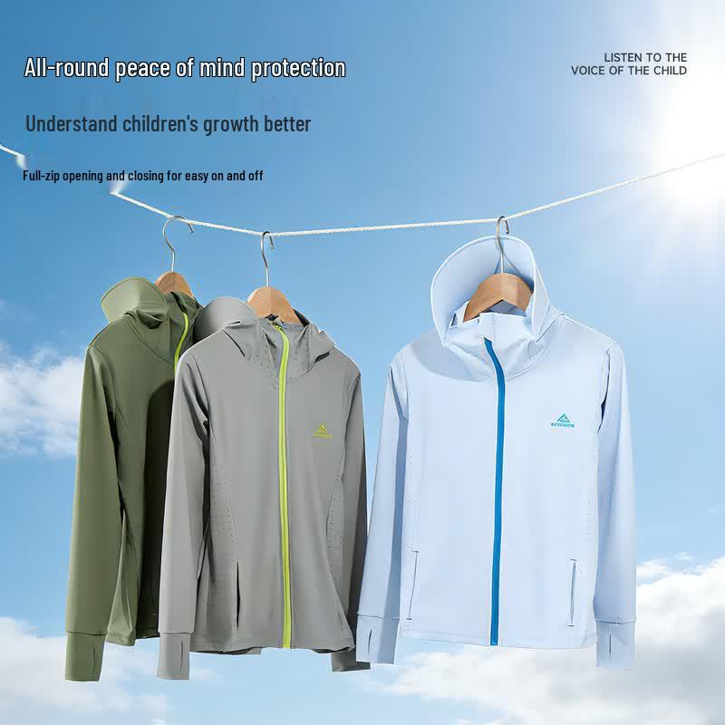 Romon Kids' UPF50+ Lightweight Sun Protection Jacket