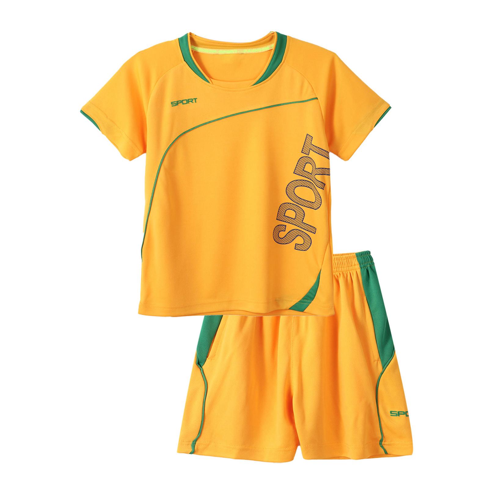 

Літній дихаючий спортивний костюм із сіткою для хлопчиків, 2 шт., спортивний топ із короткими рукавами та шортами на шнурках 13-14 Years