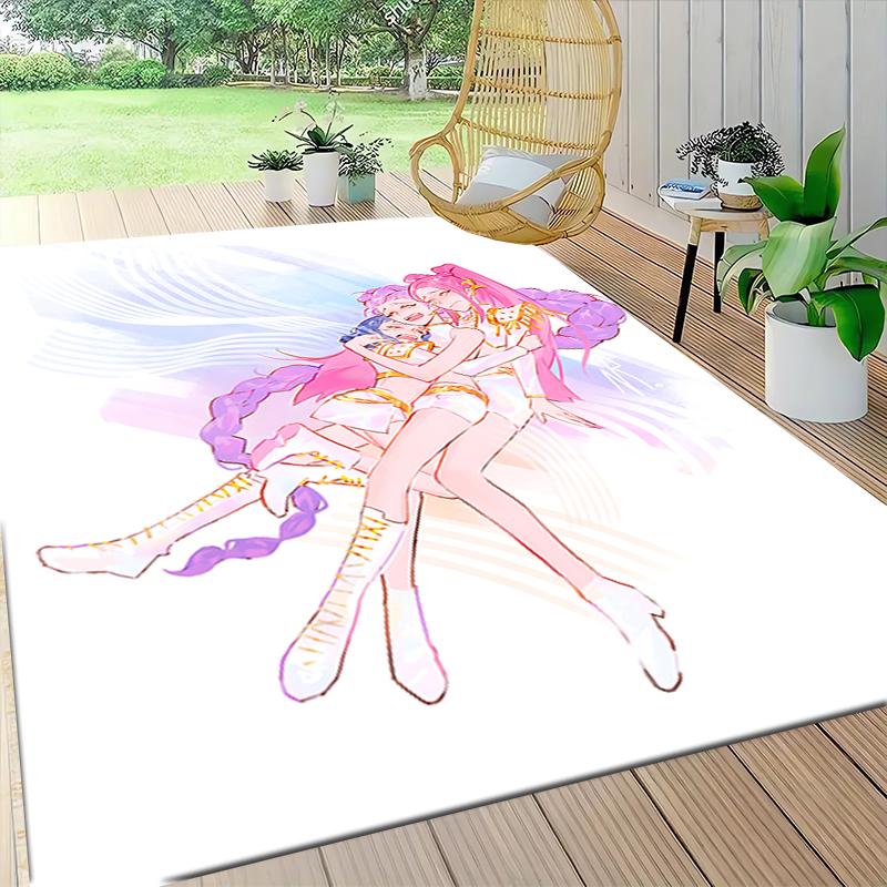 Fantasy Sisters Flight Carpet Rug Soft Washable Antislip Home Living Room Sofa Mats Personalized Christmas Rug