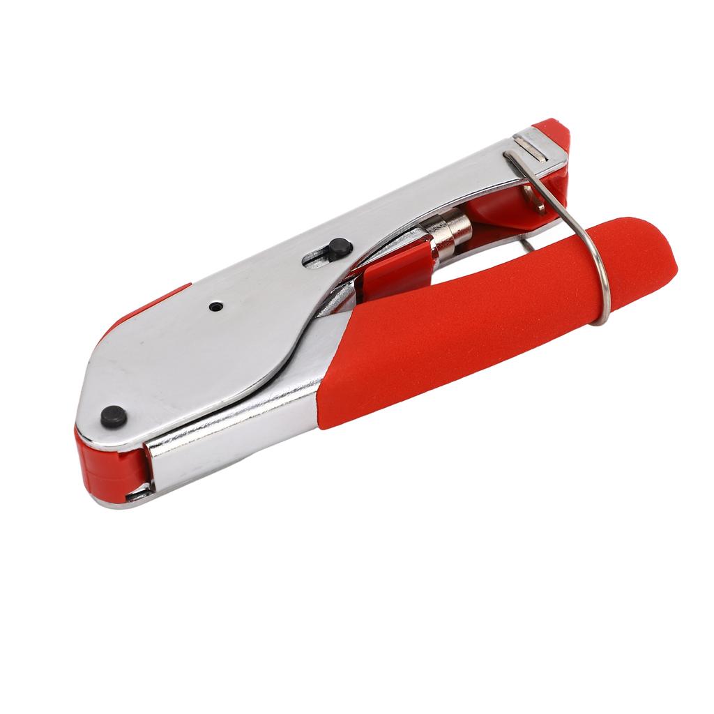 Coaxial Cable Crimper Kit with Stripper and 20Pcs F Connectors Adjustable Wire Rope Crimping Tool