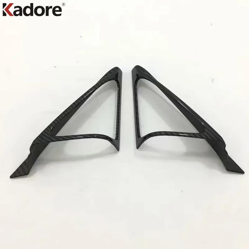 For Honda Accord 2018     Matte Car Front Inner Door A Pillar Triangle Frame Cover Trim Interior Accessories