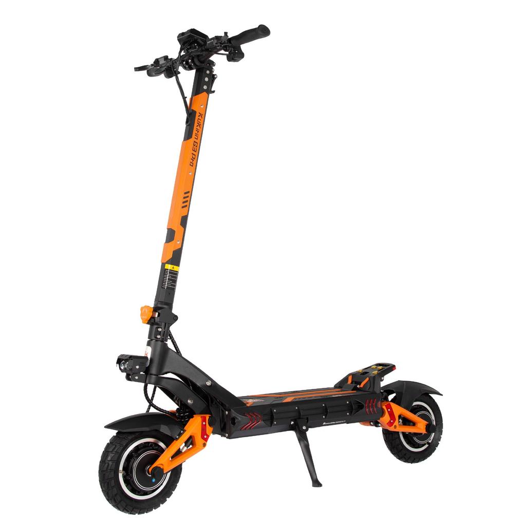 KuKirin G3 Pro Elektroroller 2*1200W Motoren, 52V 23.4AH Akku, 65 km/h Geschwindigkeit 80 km Reichweite, 10" Reifen, Tragbarer Akku, Schnellladung, E-Scooter