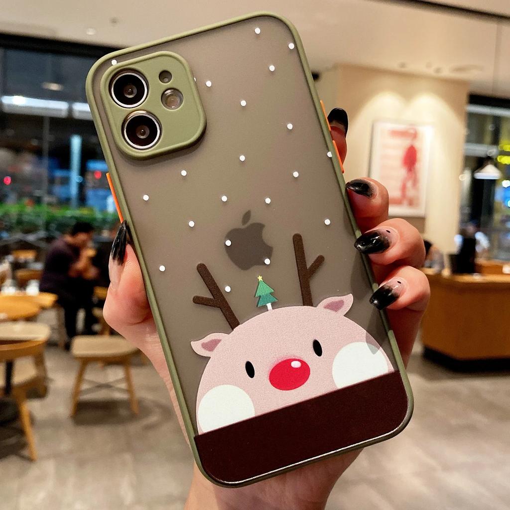 Merry Christmas New Year Phone Case For iPhone 16 15 14 13 12 11 Pro Max Mini X XS 7 8 Plus SE Shockproof Hard Cover Fundas