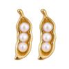 925 Sterling copper Pea Earrings Fashion Chinese Style Natural Zircon 3mm Women Gifts Simple Simple Delicate Zircon Wholesales