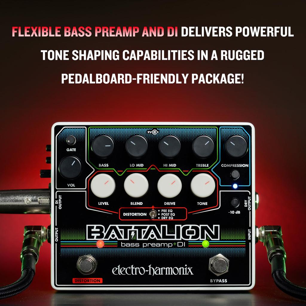Battalion Bass Effects Electro-Harmonix Preamp/DI