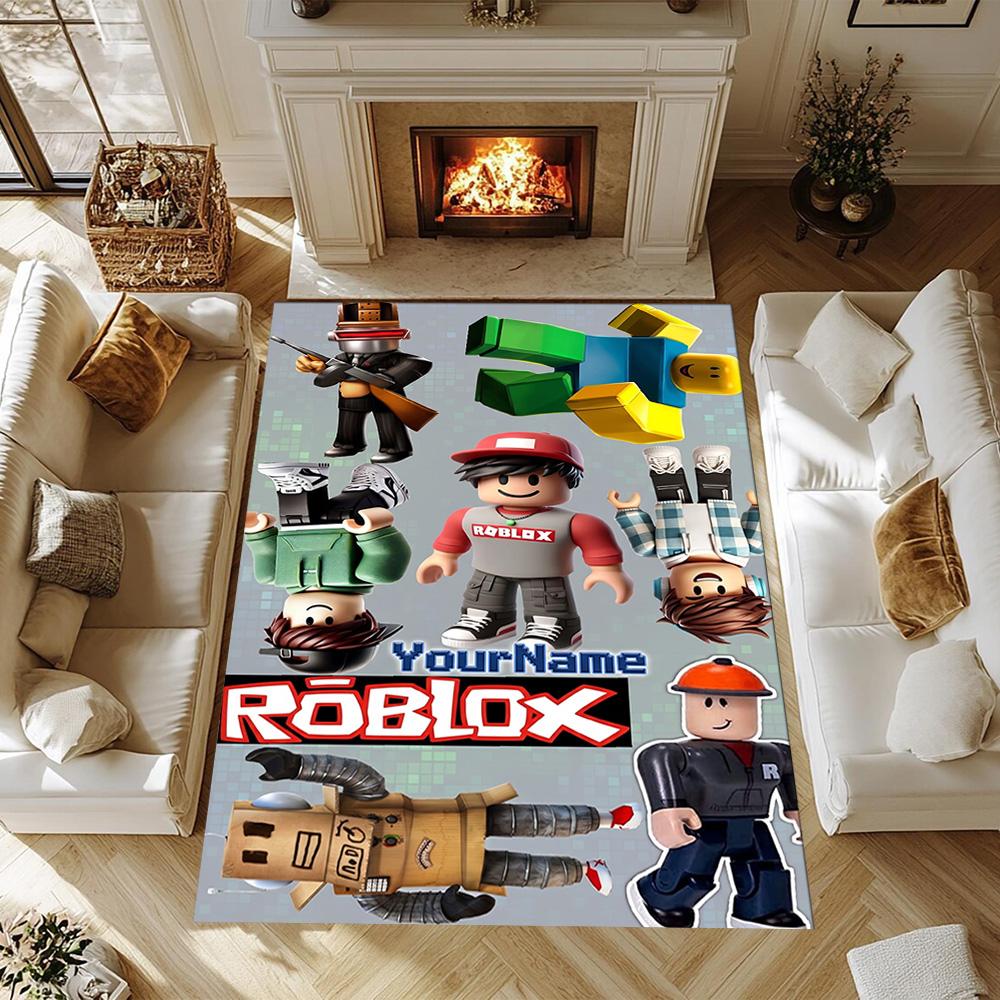 Roblox 261 Personalized Name Carpet Perfect for Dining Room Kitchen Playrooms Entryway Antislip Carpet Decorate Offices Gift for Festivals