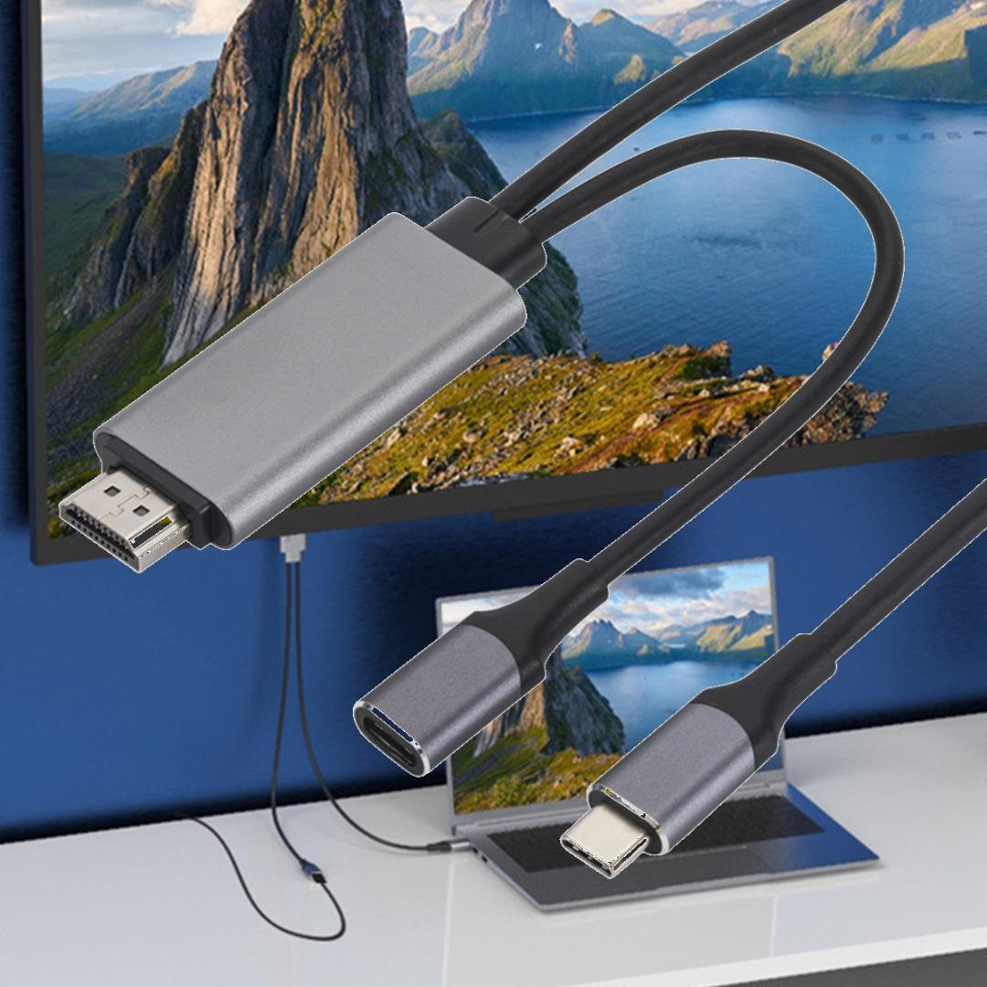 

Lvye Portable PD 3.0 Мужской Женский 4K 60 Гц Кабель-переходник Type-c в HDMI