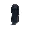 Zara Solid Color Zipper Mid-Length Suit Collar Casual Long Sleeve Trench Coat Women outerwear Black 6688259-800