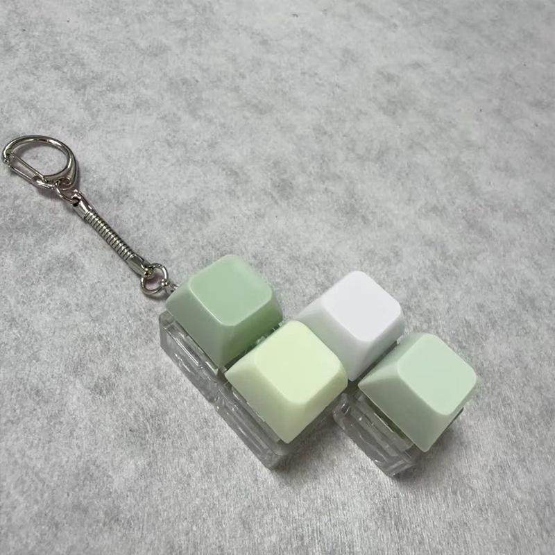 4/5/9 Keys Mechanical Keyboard Axis Tester Button Keycap Keychain Keyboard Keychain Toy Finger Keyboard Caps Toy