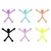 6Pcs Magnetic People Figure Fidget Toy Portable Stress Relief Colorful Magnetic Men