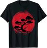 Herren- und Damen-T-Shirts NEU LIMITIERT BONSAIBAUM Japanische Kalligraphie Kreis Geschenkidee T-Shirt Größe S-3XL
