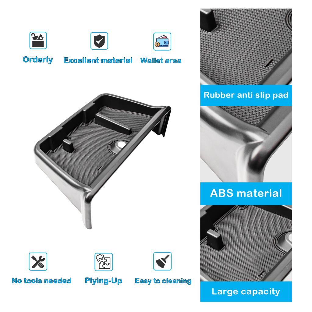 Center Console Dashboard Tray for Toyota 2025 Grand Highlander Screen Dash Board Organizer ABS Accessories Armrest Storage Box
