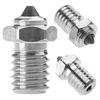 Bimetallic 3D Printer Nozzle HighTemperature Resist Wear Resistant For K1 Volcano/E3DV6/MK8/Neptune 0.4mm 0.6mm 0.8mm