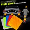 150PCS Safety Reflective Stickers Strip Waterproof High Visibility Warning Reflector Tape for Night Riding Walking Car Sticker
