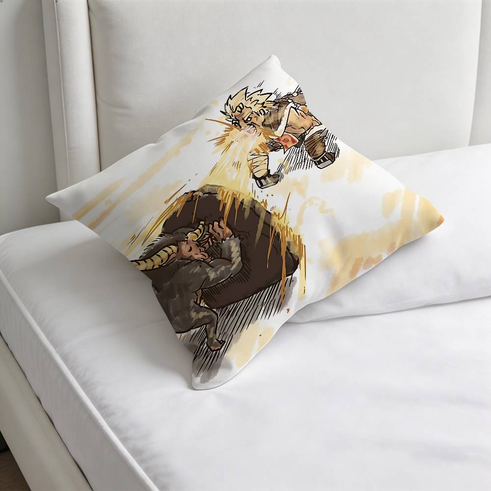 Funny MMonster HHunter Printed Pillowcase Soft Polyester Pillow Cover Home Bedding Decor Print Gift No Pillow Core