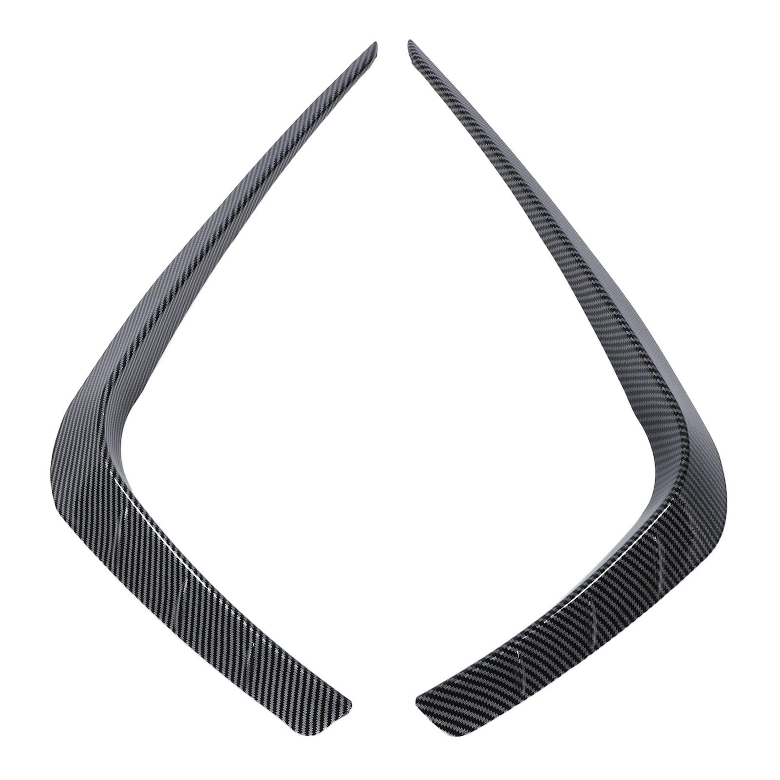 

1 P Lip Spoiler Fog Lamp Cover Grille Sporty Look Spoiler Fog Lamp Cover Trim Grille for MK4 ST Line 2019 to 2022