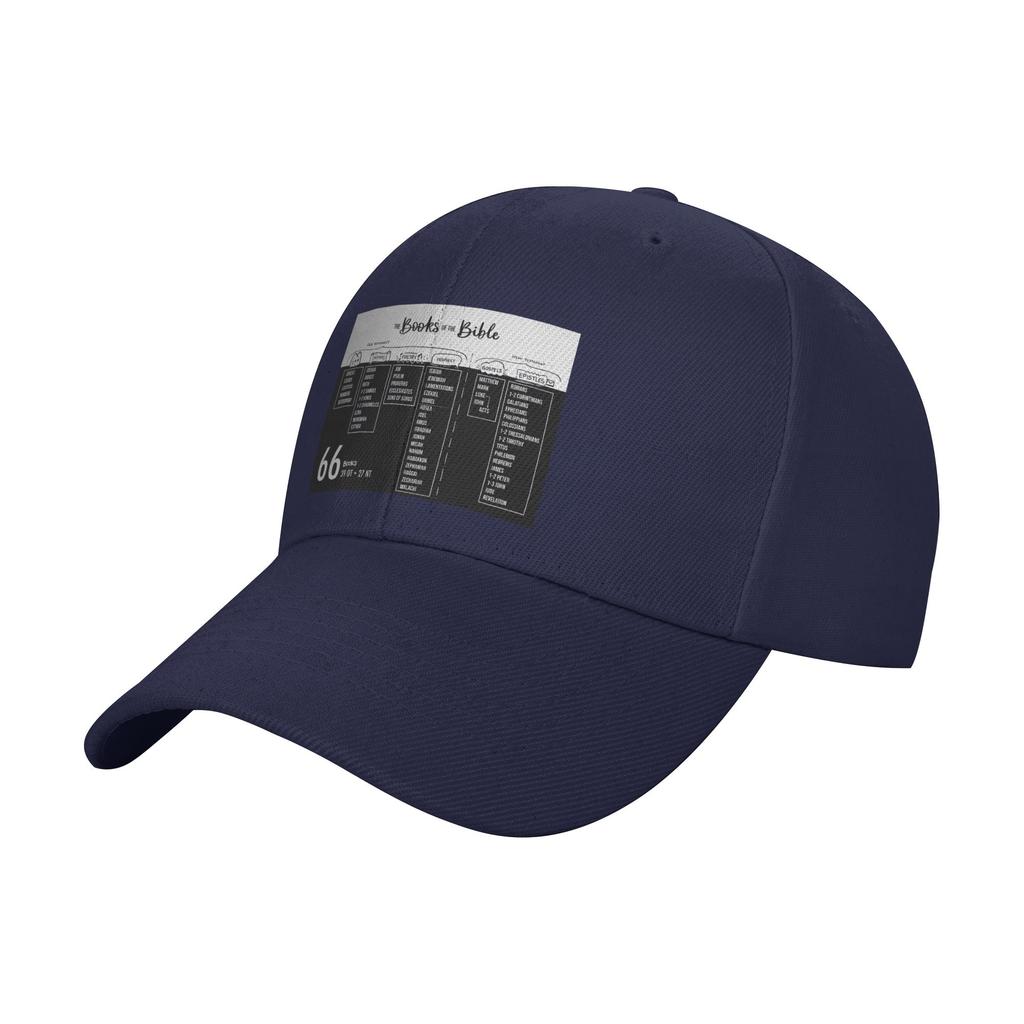 Fashion The Books of the Bible Curved Brim Baseball Cap Hats For Unisex