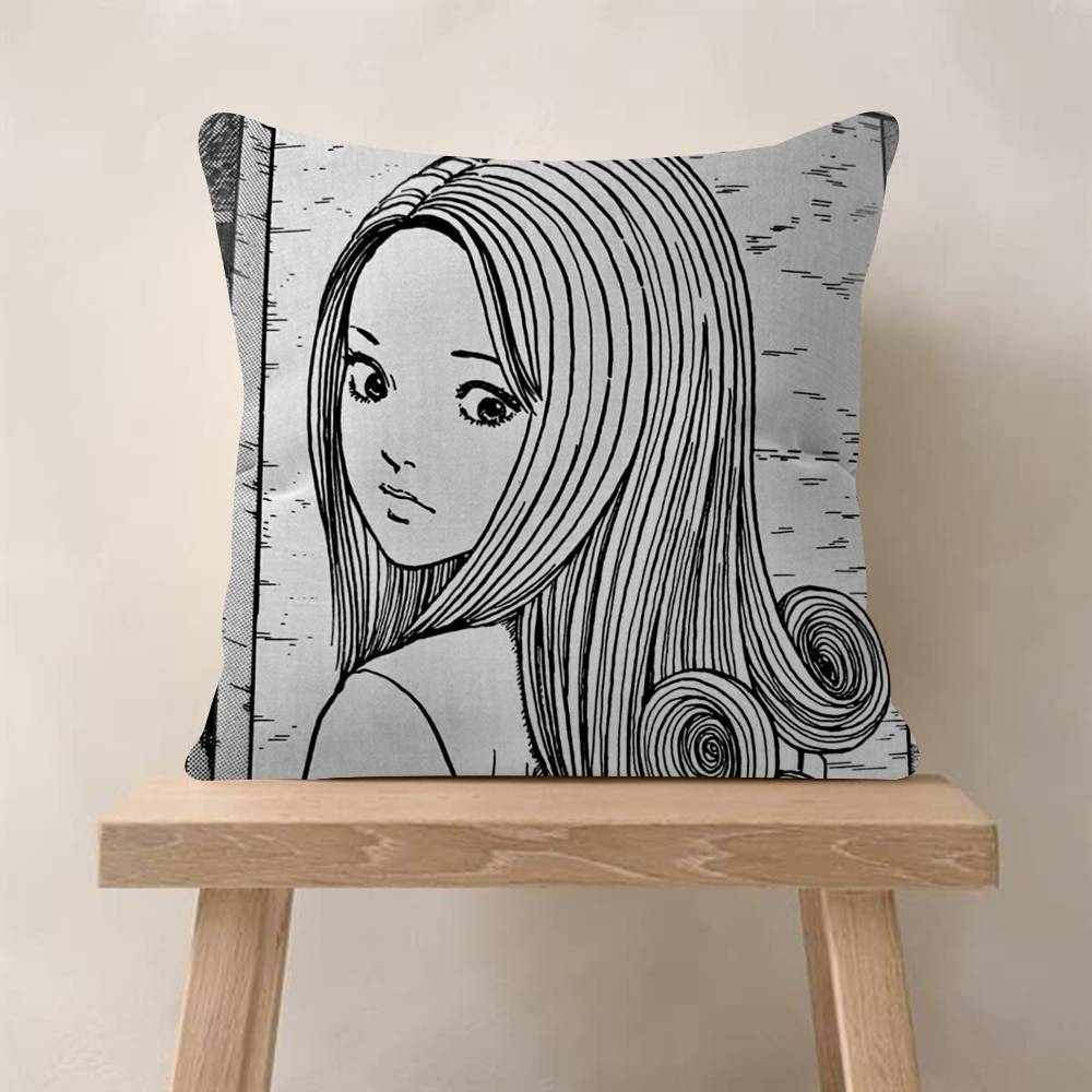 Japan Anime JJunji Horror Ito  pillow cover sofa cushion cover home room decoration children gift