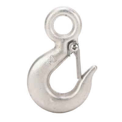 1T Lifting Hook 304 Stainless Steel Heavy Duty Hook for Industrial Hoisting Port Transportation
