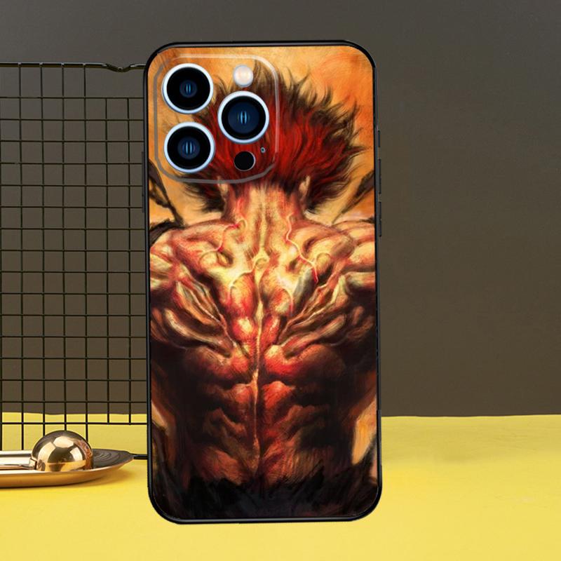 Zadní kryt BAKI Hanma Yujiro Anime pro iPhone 13 12 11 14 Pro Max XS Max XR X 6S 7 8 Plus SE 2020 Pouzdro na telefon